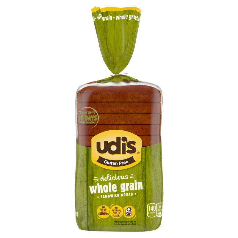 Udi&#39;s Gluten Free Delicious Multigrain Sandwich Bread, 12 oz