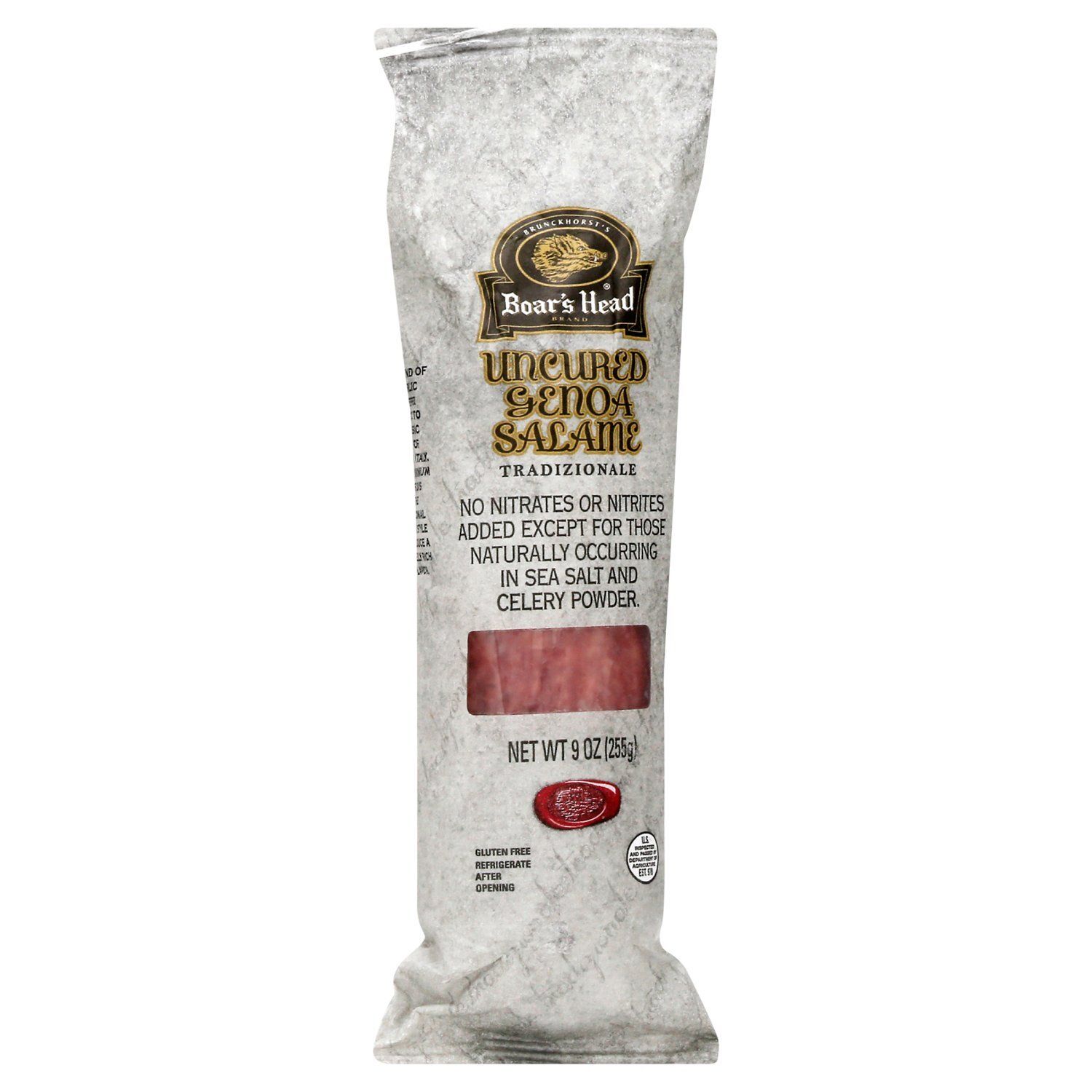 Boar&#39;s Head Tradizionale Uncured Genoa Salame, 9 oz