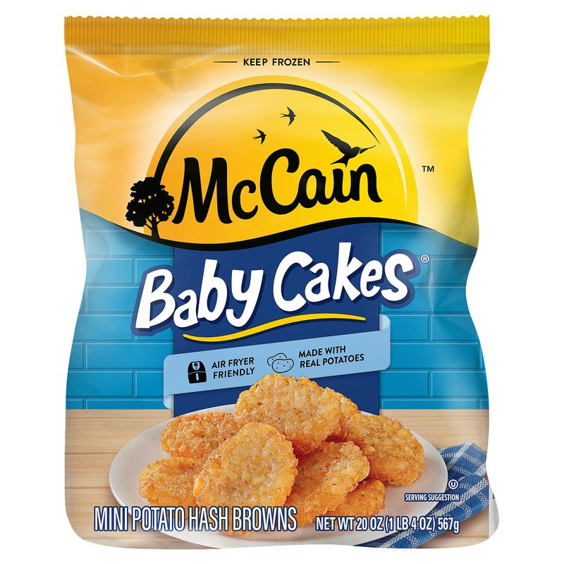 McCain Baby Cakes Mini Potato Hash Browns, 20 oz