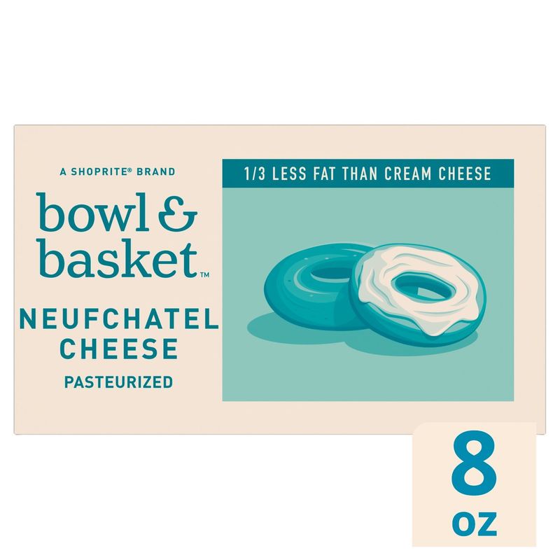 Bowl &amp; Basket Neufchatel Cheese, 8 oz