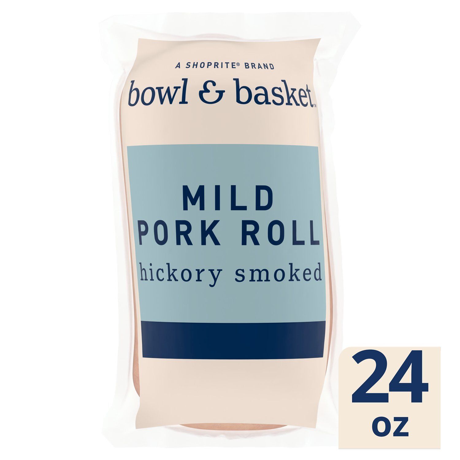 Bowl &amp; Basket Hickory Smoked Mild Pork Roll, 24 oz