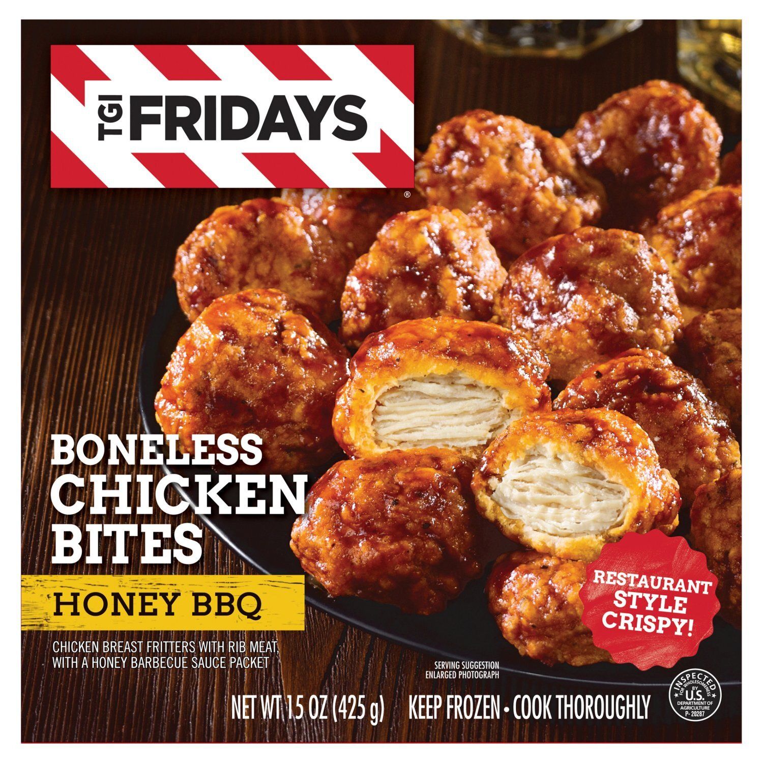 TGI Fridays Honey BBQ Boneless Chicken Bites, 15 oz