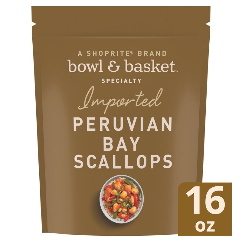 Bowl &amp; Basket Specialty Peruvian Bay Scallops, 16 oz