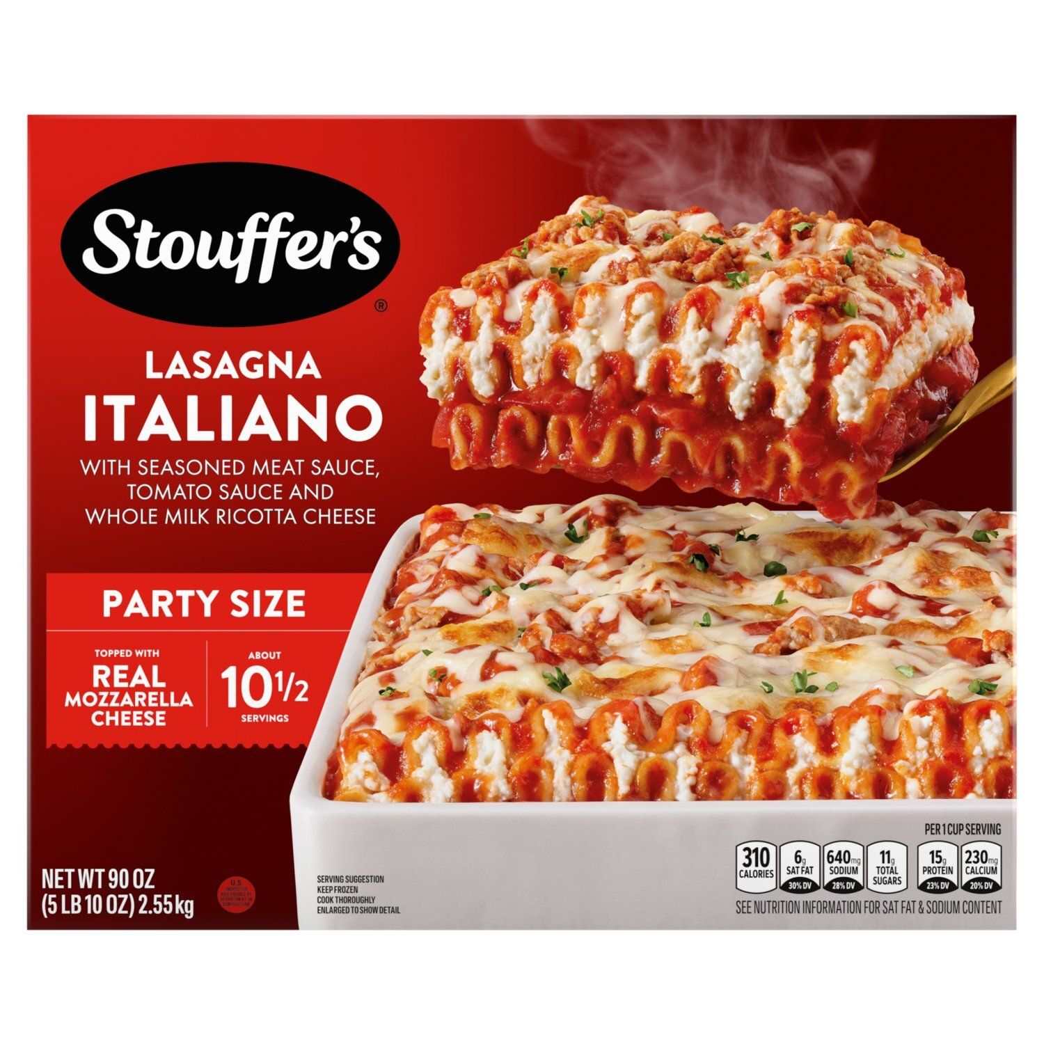 Stouffer&#39;s Italiano Lasagna Party Size, 90 oz