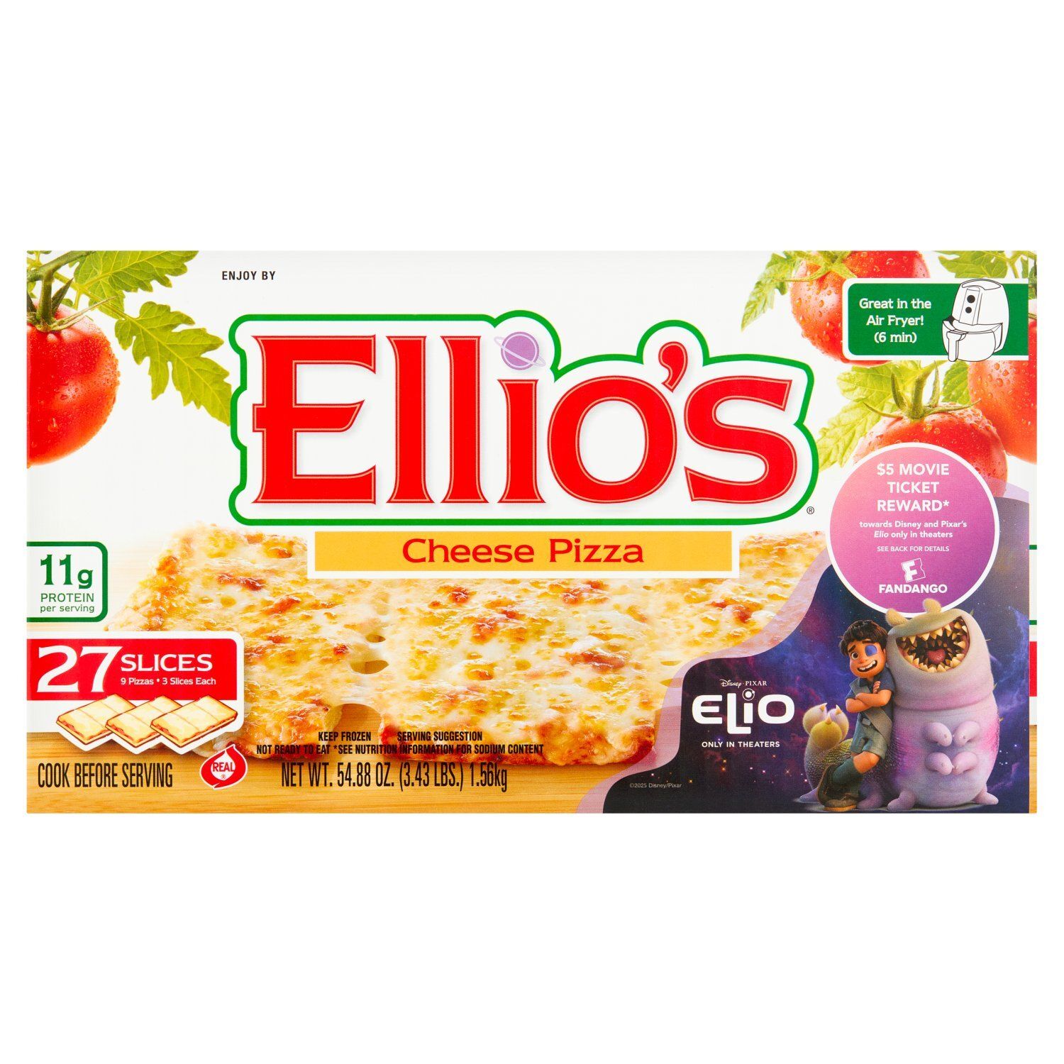 Ellio&#39;s Cheese Pizza, 27 count, 54.88 oz