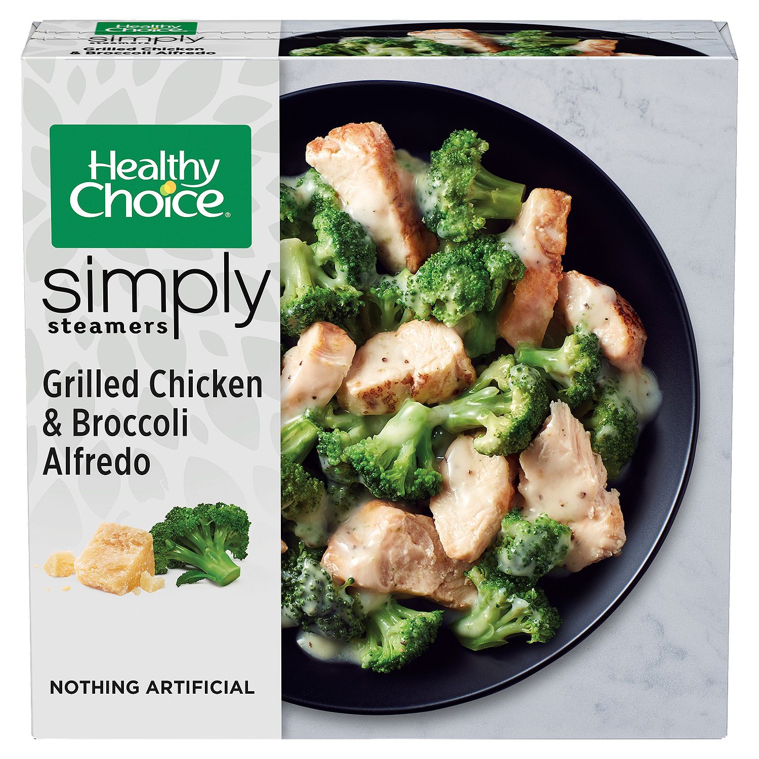 Healthy Choice Simply Steamers Grilled Chicken &amp; Broccoli Alfredo, 9.15 oz