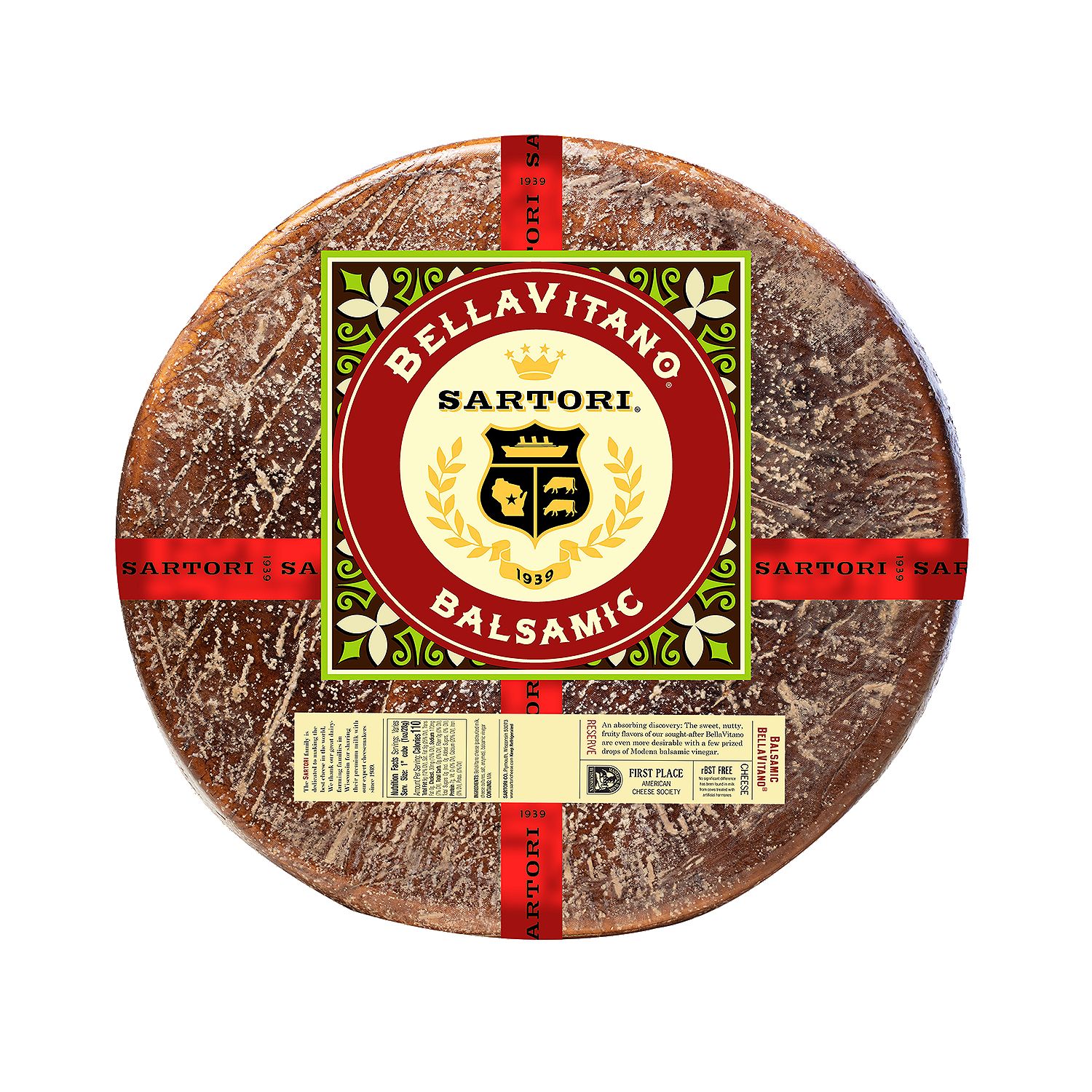 Sartori Bellavitano Balsamic Cheese Wheel