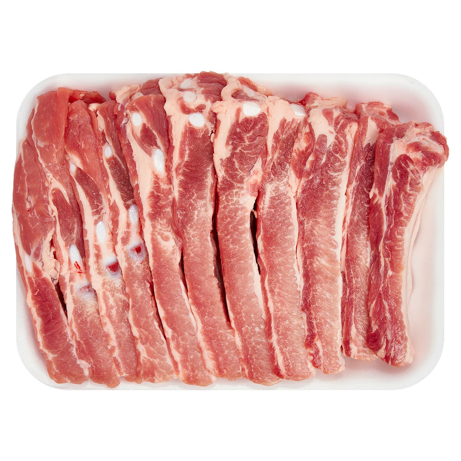 Fresh Pork Spare Ribs, Sliced, Average Weight 2 lb Pack