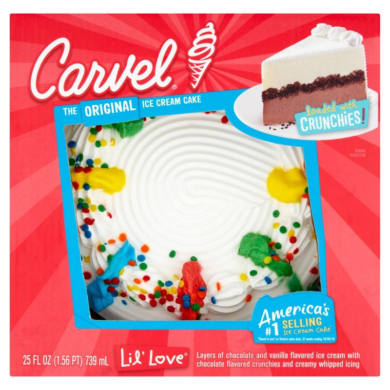 Carvel Lil&#39; Love The Original Ice Cream Cake, 25 fl oz