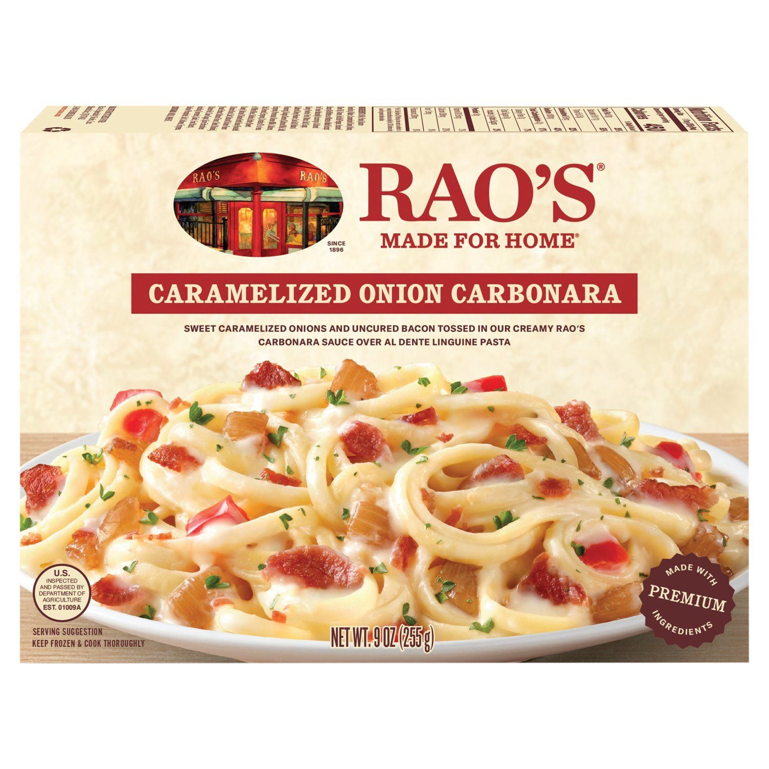 Rao&#39;s Made for Home Caramelized Onion Carbonara, 9 oz