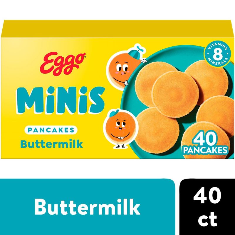 Eggo Minis Buttermilk Pancakes, 40 count, 14.1 oz