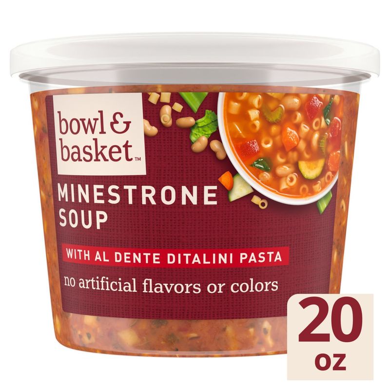 Bowl &amp; Basket Minestrone Soup, 20 oz