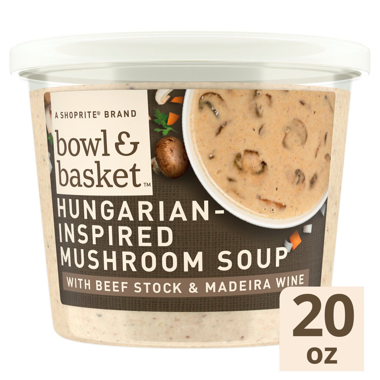 Bowl &amp; Basket Hungarian-Inspired Mushroom Soup, 20 oz