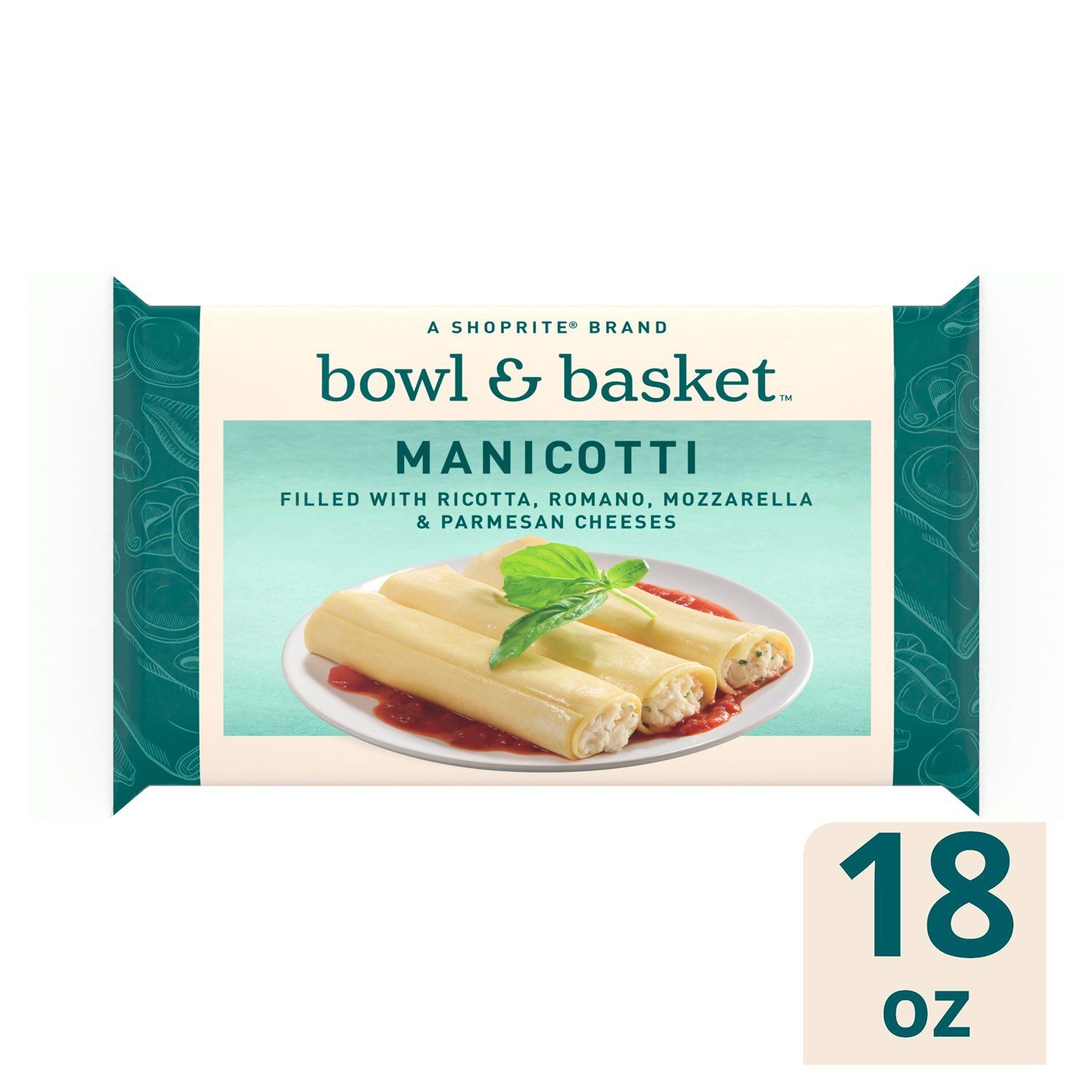 Bowl &amp; Basket Manicotti, 18 oz