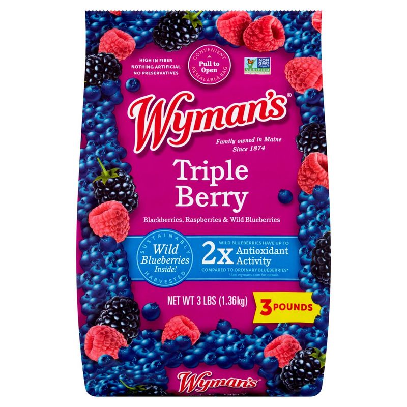 Wyman&#39;s Triple Berry, 3 lbs