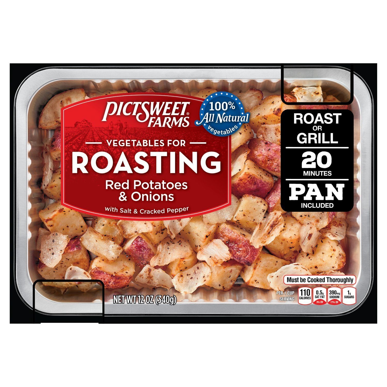 Pictsweet Farms Vegetables for Roasting Red Potatoes &amp; Onions, 12 oz