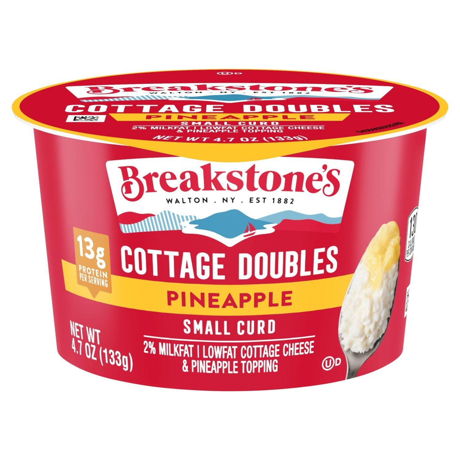 Breakstone&#39;s Pineapple Cottage Doubles Cheese, 4.7 oz