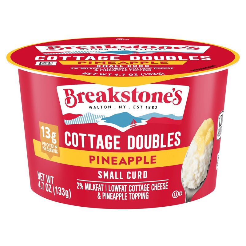 Breakstone&#39;s Pineapple Cottage Doubles Cheese, 4.7 oz