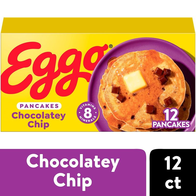 Eggo Chocolatey Chip Pancakes, 12 count, 14.8 oz