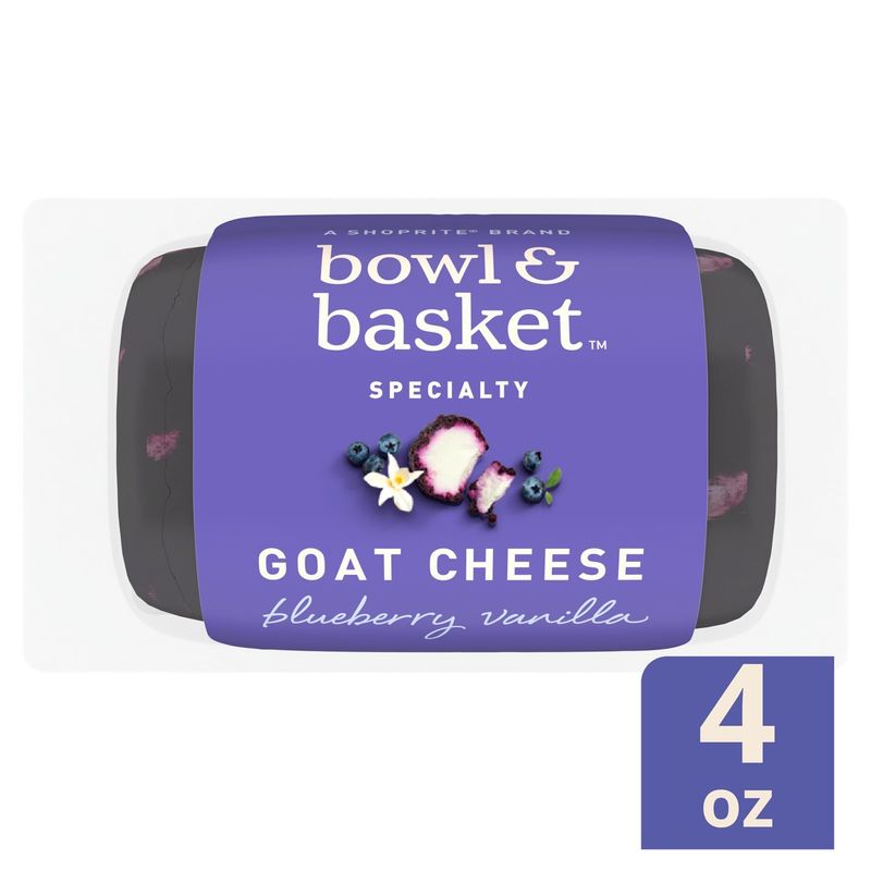 Bowl &amp; Basket Specialty Blueberry Vanilla Goat Cheese, 4 oz