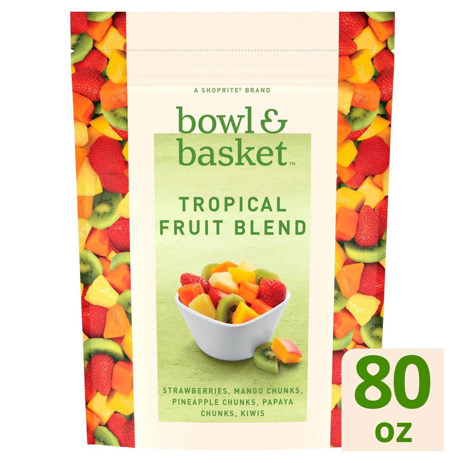 Bowl &amp; Basket Tropical Fruit Blend, 80 oz