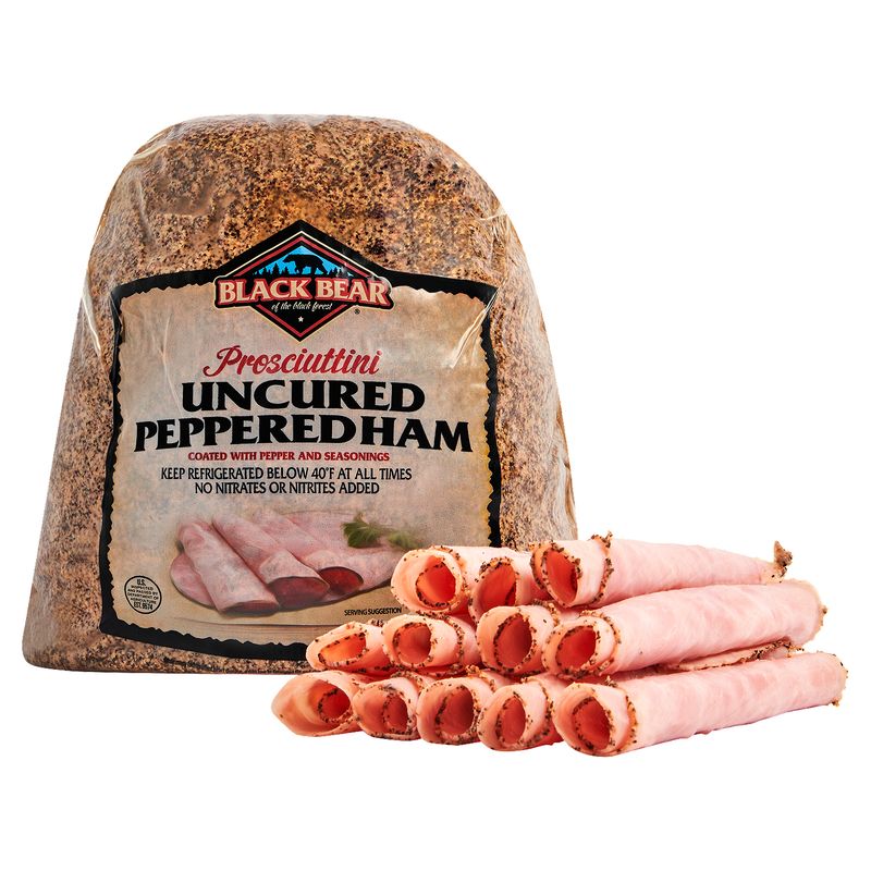 Black Bear Prosciuttini Uncured Peppered Ham