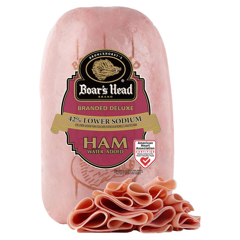 Boar&#39;s Head Branded Deluxe 42% Lower Sodium Ham