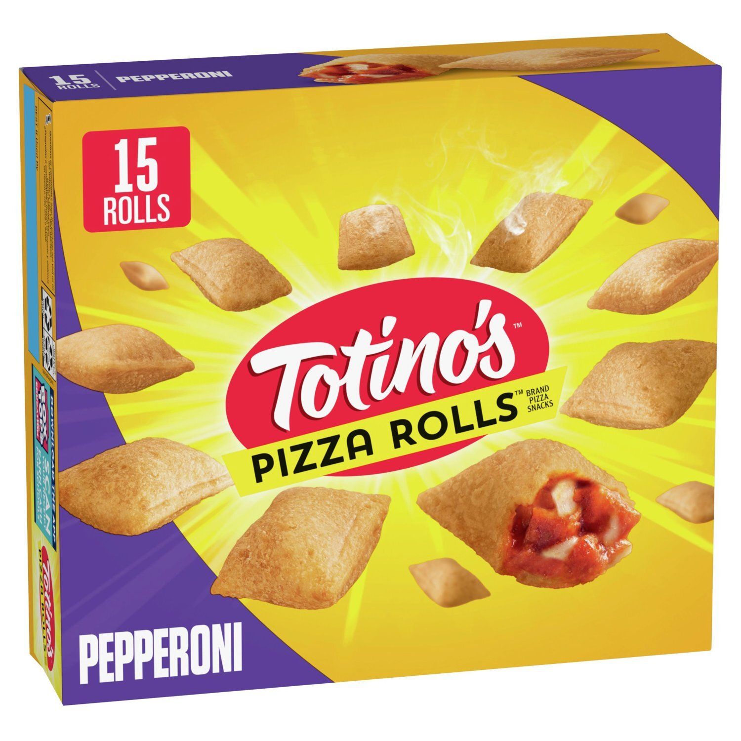 Totino&#39;s Pizza Rolls Pepperoni Pizza Snacks, 15 count, 7.5 oz