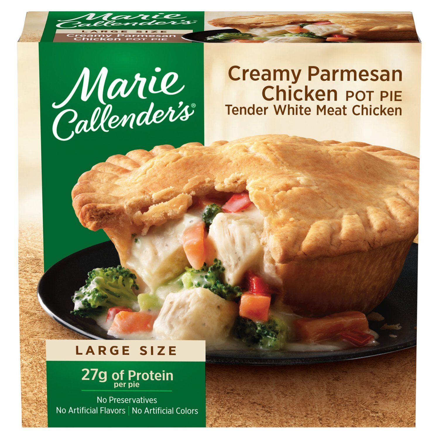 Marie Callender&#39;s Creamy Parmesan Chicken Pot Pie Large Size, 15 oz
