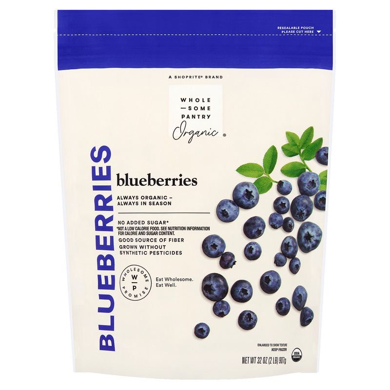 Wholesome Pantry Organic Blueberries, 32 oz