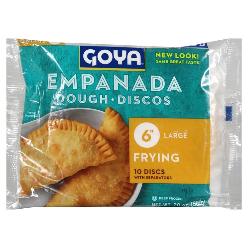 Goya 6&quot; Large Frying Empanada Dough Discos, 10 count, 20 oz