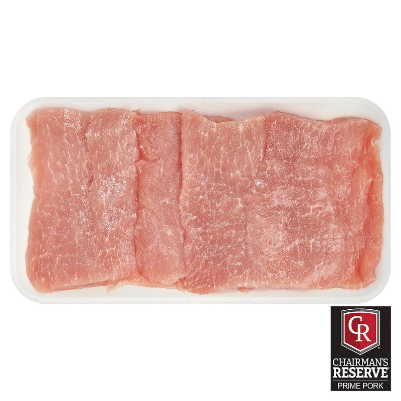Chairman&#39;s Reserve, Boneless Thin Sliced Center Cut Pork Chops