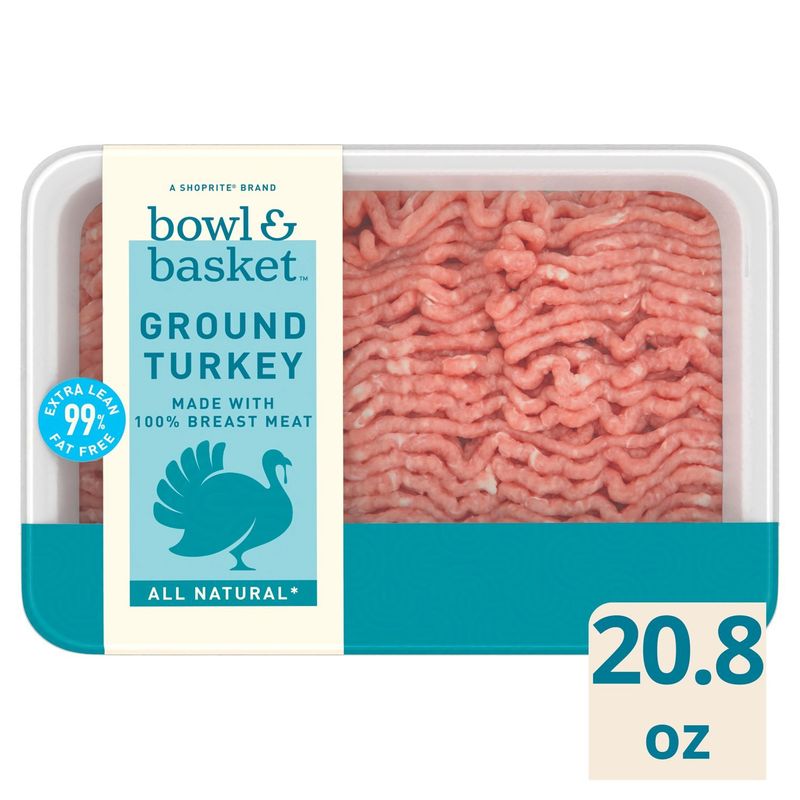 Bowl &amp; Basket 99% Fat Free Ground Turkey, 20.8 oz