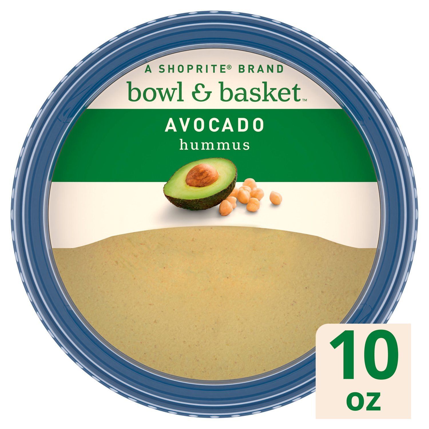 Bowl &amp; Basket Avocado Hummus, 10 oz