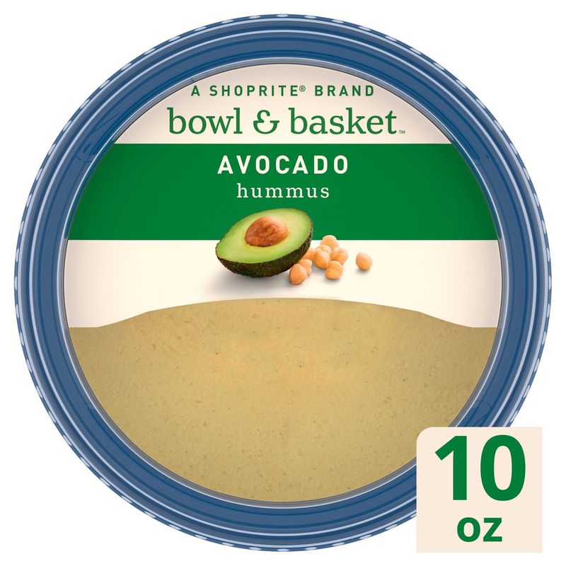 Bowl &amp; Basket Avocado Hummus, 10 oz