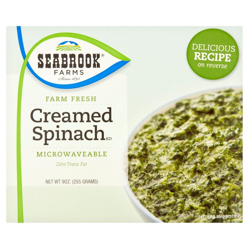 Seabrook Farms Farm Fresh Creamed Spinach, 9 oz