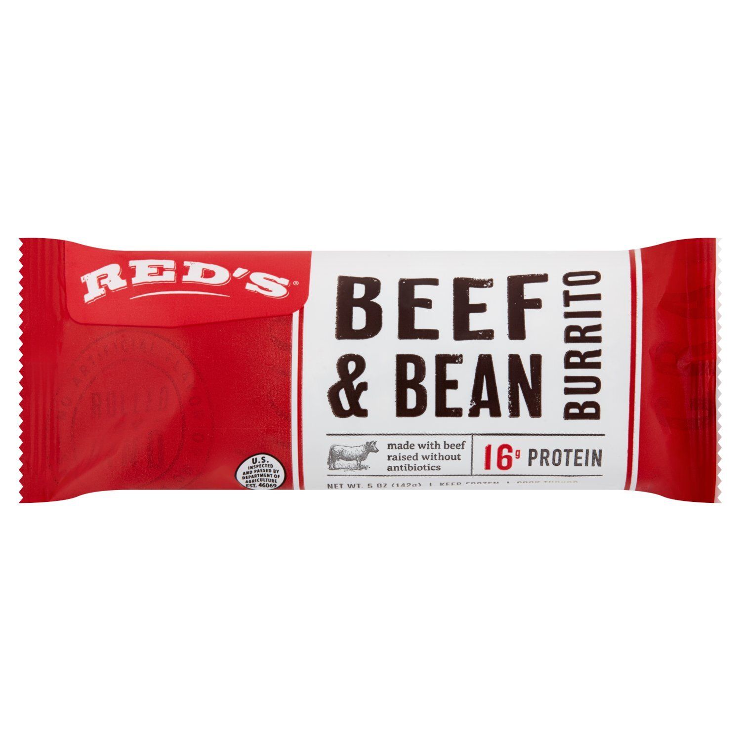 Red&#39;s Beef &amp; Bean Burrito, 5 oz