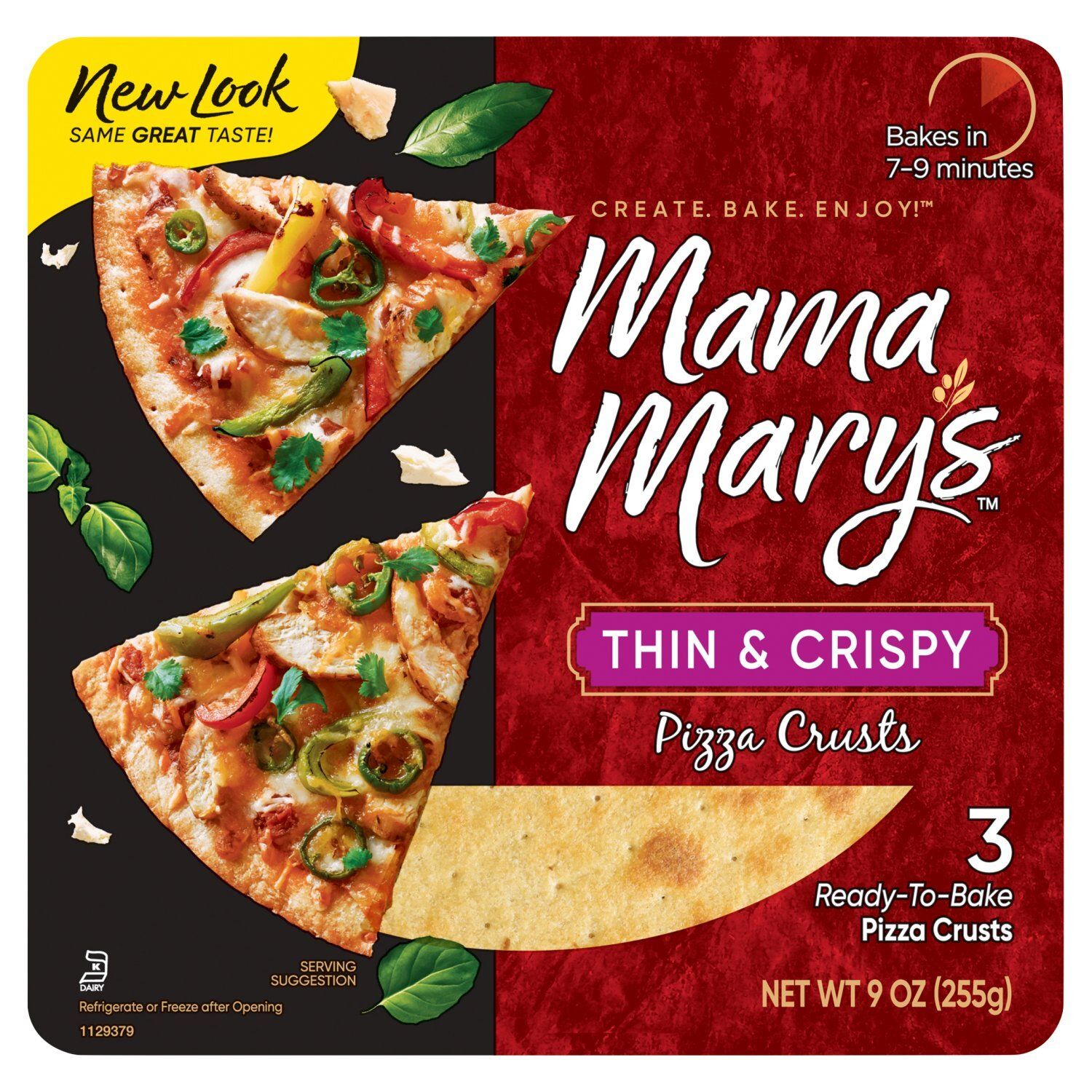 Mama Mary&#39;s  7&quot; Thin &amp; Crispy Pizza Crust  3-Pack