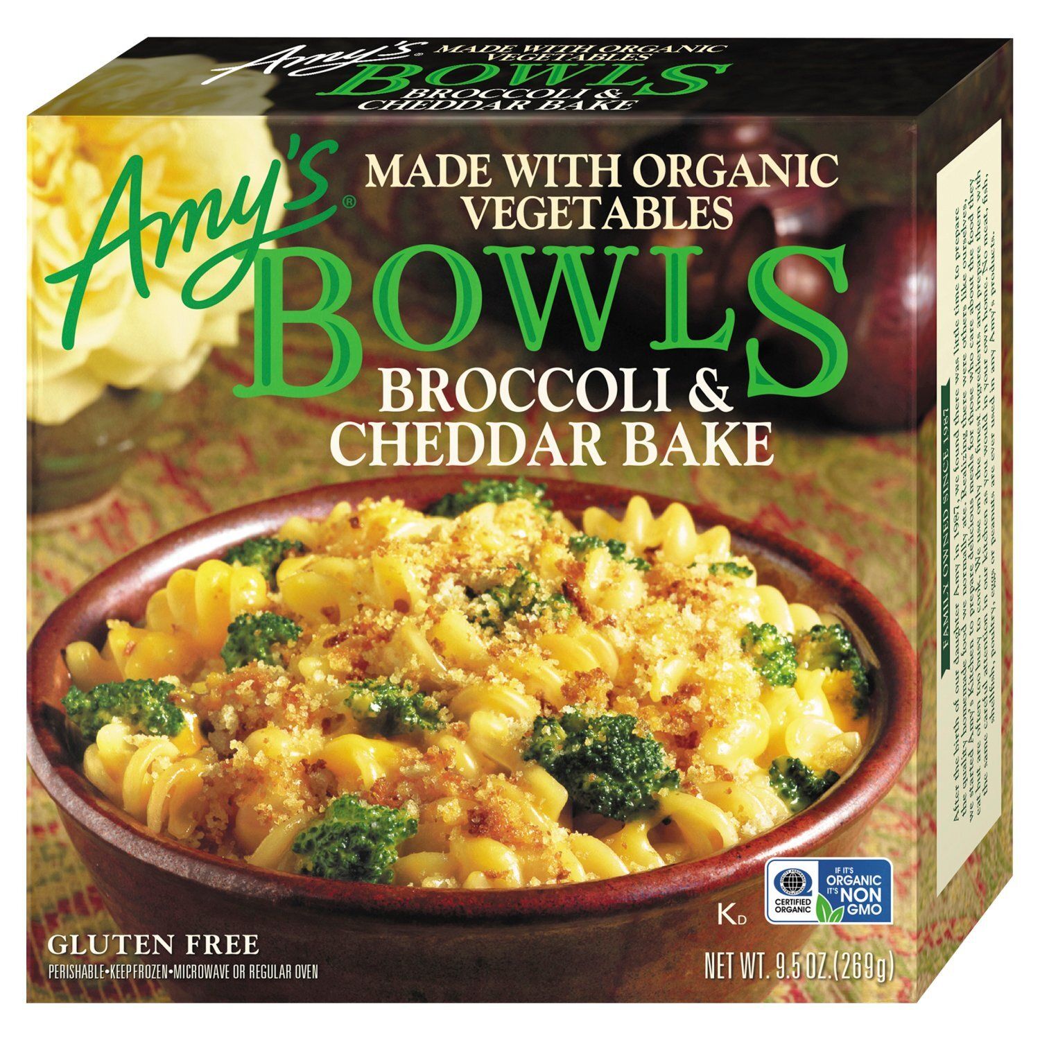 Amy&#39;s Broccoli &amp; Cheddar Bake Bowls, 9.5 oz