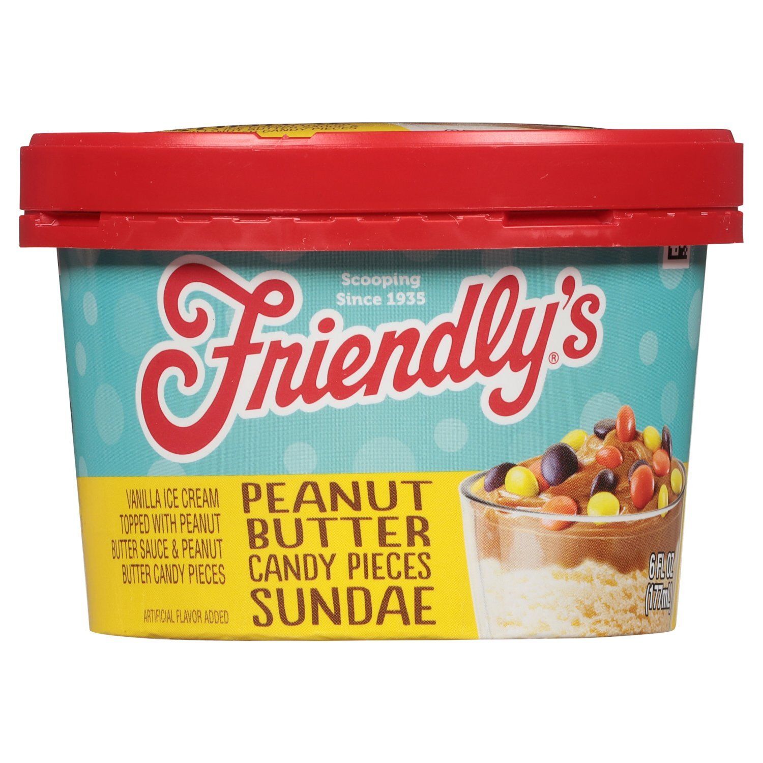 Friendly&#39;s Peanut Butter Candy Pieces Sundae, 6 fl oz