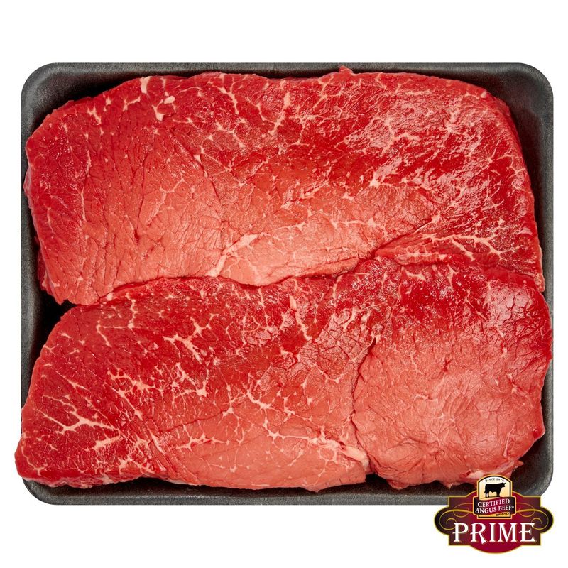 Certified Angus Beef Prime Top Round London Broil, Boneless, Twin Pack, Average Weight 3 lb Pack
