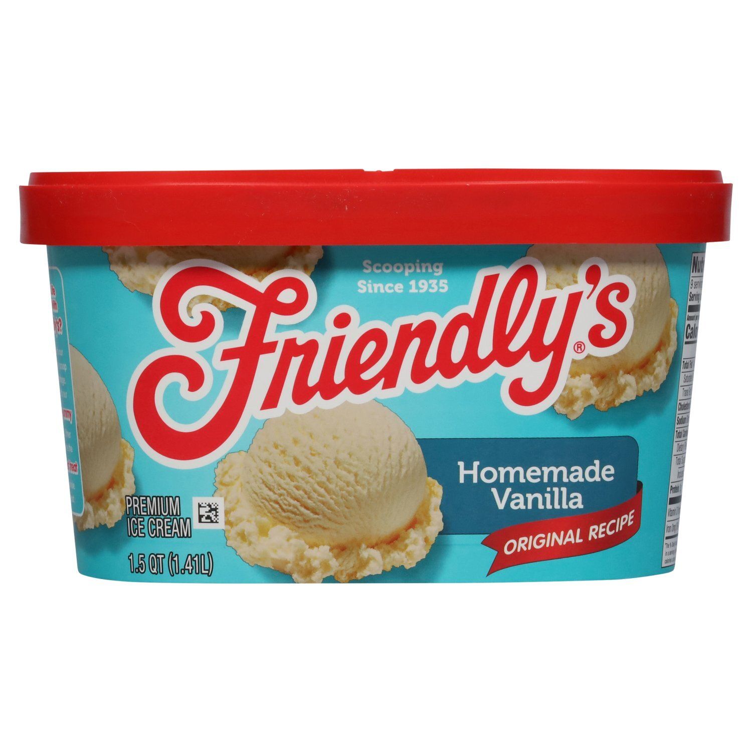 Friendly&#39;s Homemade Vanilla Premium Ice Cream 1.5 qt
