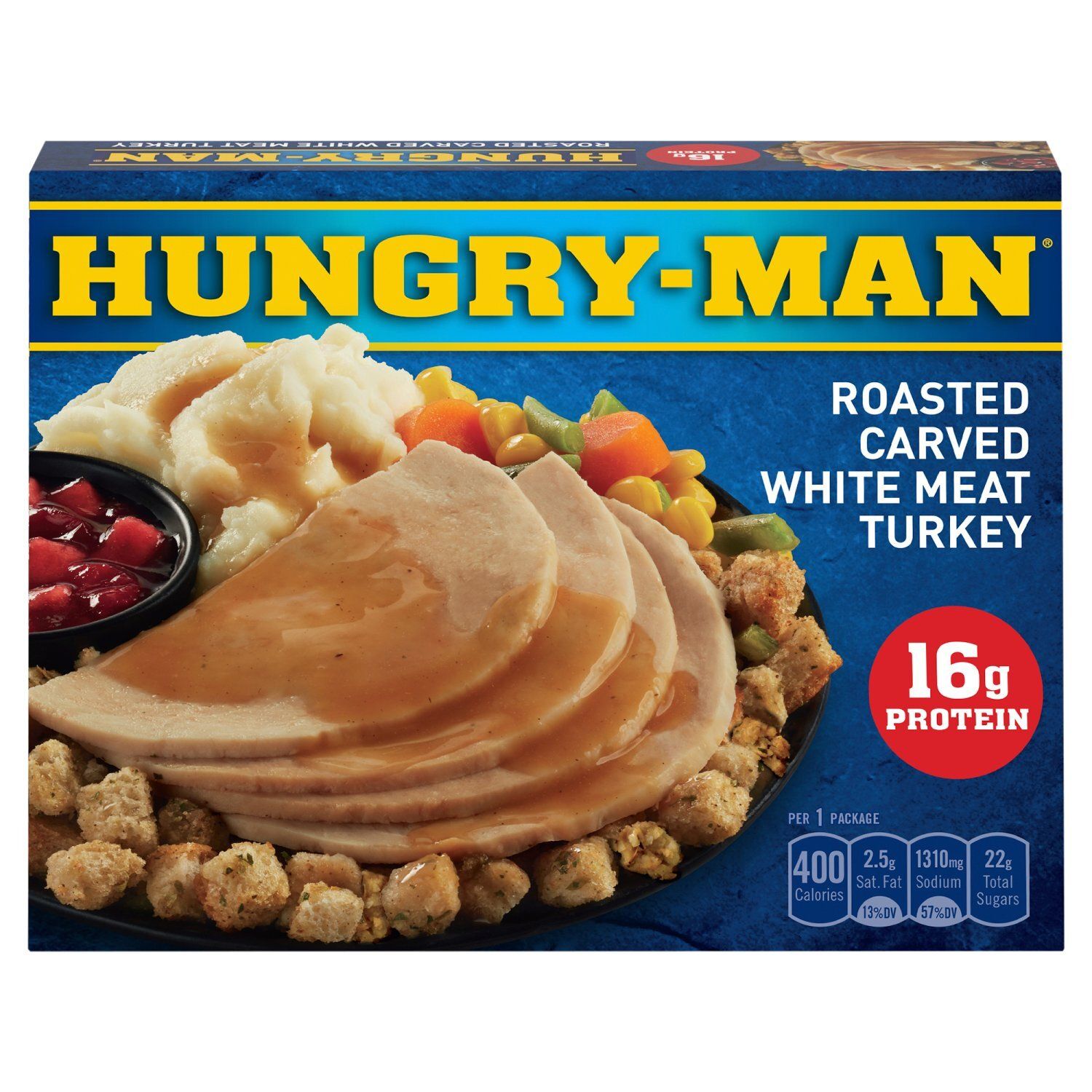 Hungry-Man Roasted Carved White Meat Turkey, 16 oz