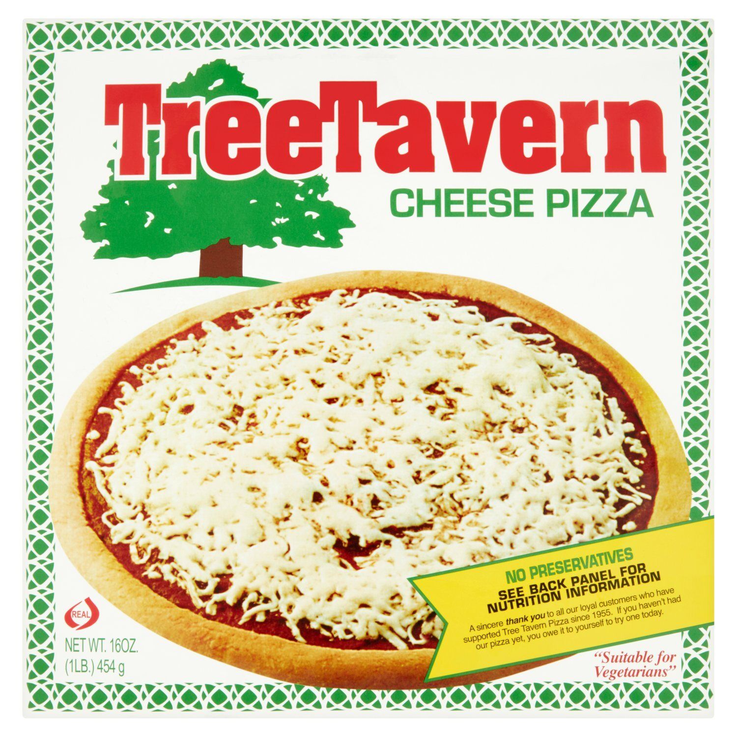 Tree Tavern Cheese Pizza, 16 oz
