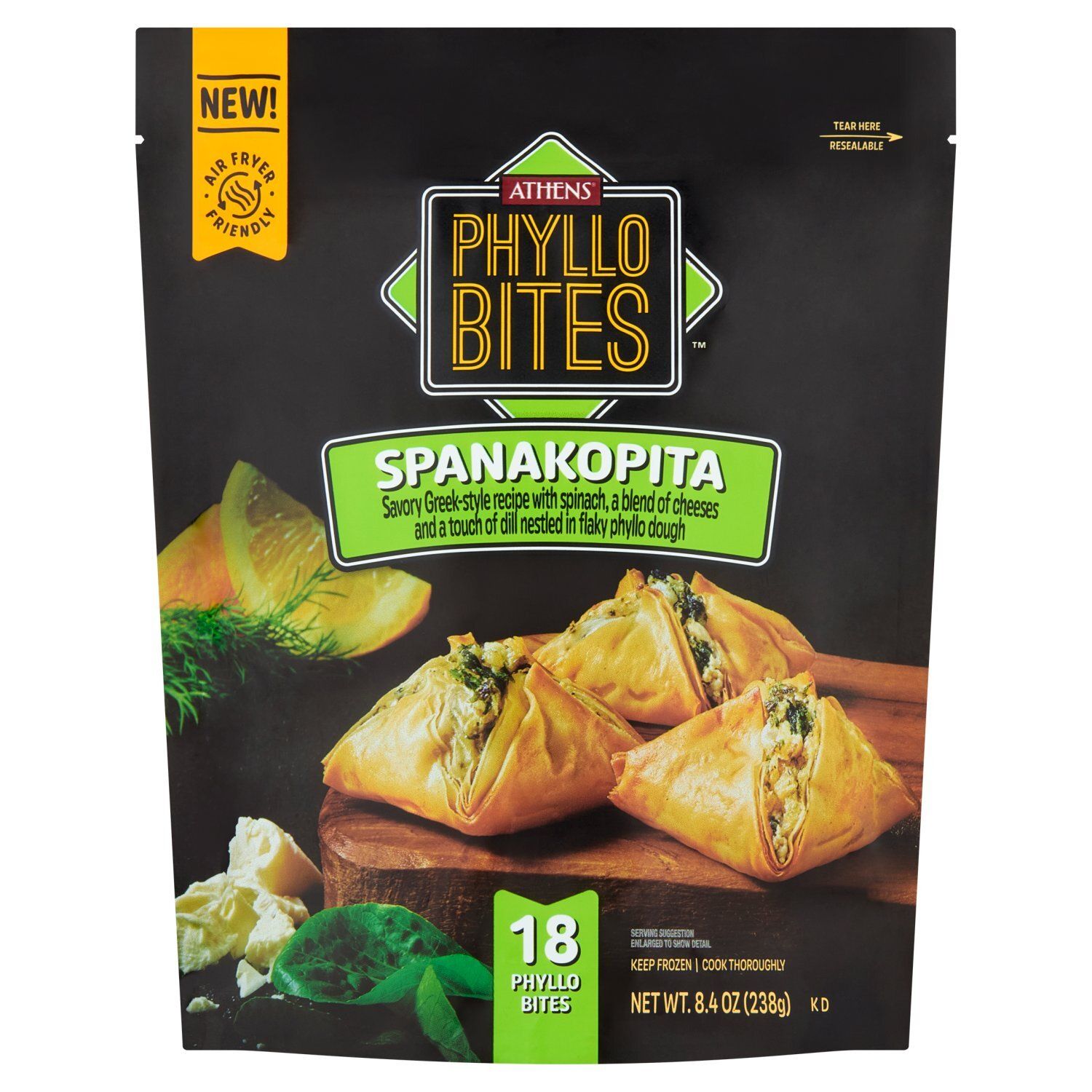 Athens Spanakopita Phyllo Bites, 18 count, 8.4 oz