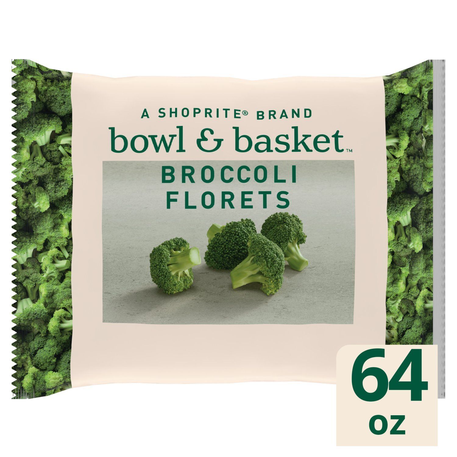 Bowl &amp; Basket Broccoli Florets, 64 oz