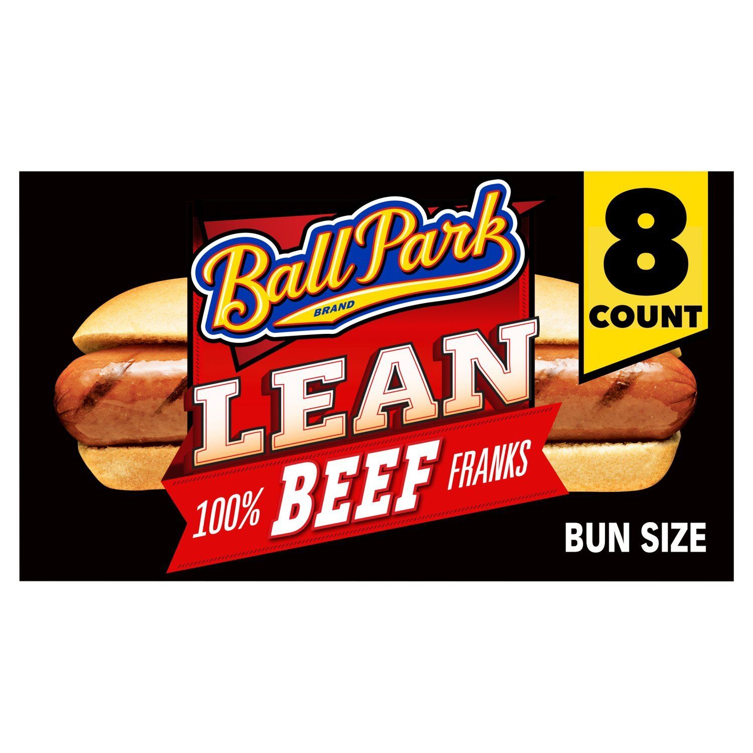 Ball Park Lean Beef Franks Bun Size, 14 oz