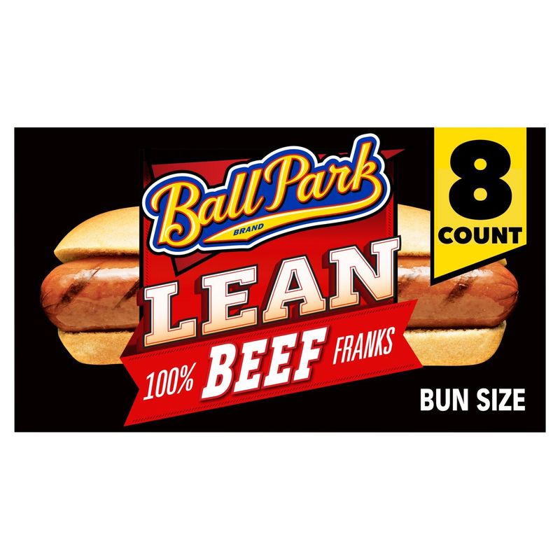 Ball Park Lean Beef Franks Bun Size, 14 oz