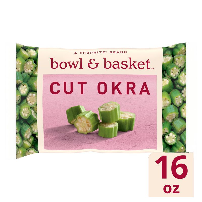 Bowl &amp; Basket Cut Okra, 16 oz