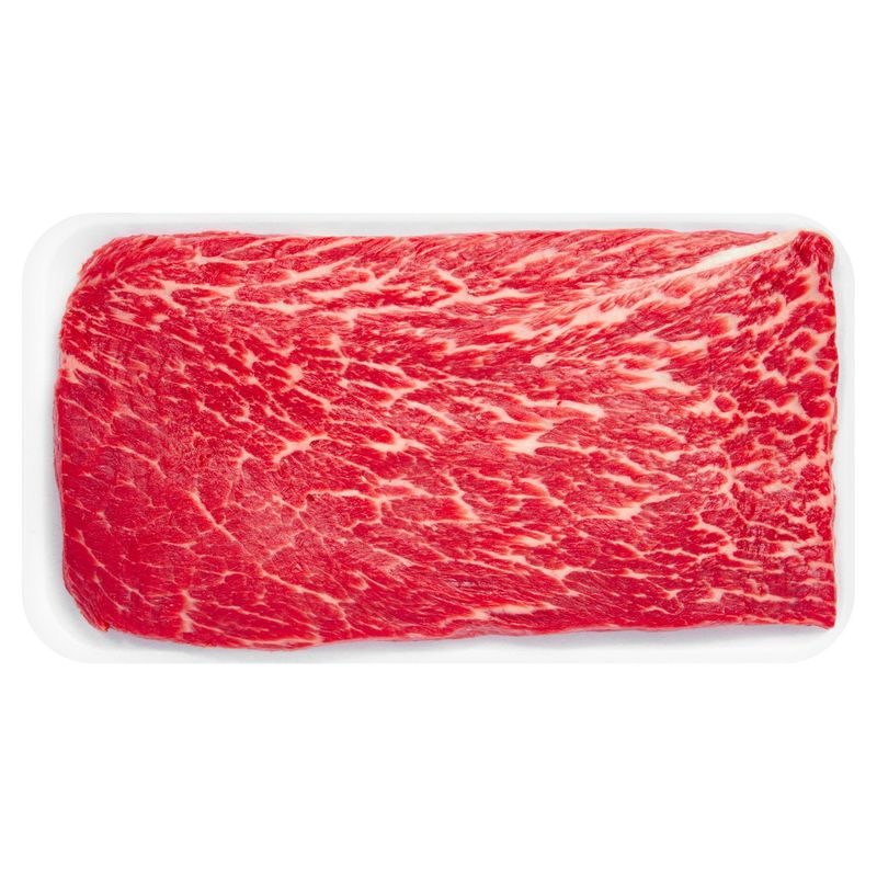 USDA Choice Beef Chuck Flat Iron London Broil, Boneless, Average Weight 1 lb